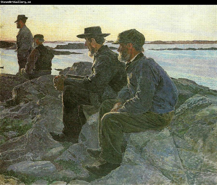 Carl Wilhelmson pa berget